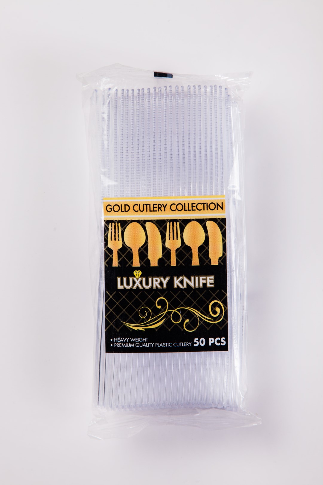 POPPY PLASTİK LÜKS GOLD BIÇAK-106