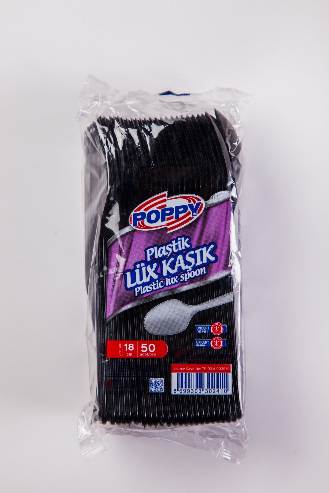 POPPY PLASTİK LÜKS KAŞIK-116