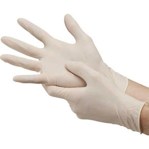 PUDRALI BEYAZ LATEKS ELDİVEN LARGE-51
